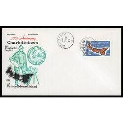 canada stamp 499 map of prince edward island 6 1969 FDC PC 019