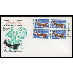 canada stamp 499 map of prince edward island 6 1969 FDC UR 020