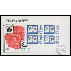 canada stamp 500 flags of summer and winter games 6 1969 FDC UR 018