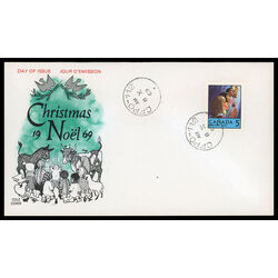 canada stamp 502 children praying 5 1969 FDC PC 016