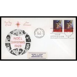 canada stamp 503 children praying 6 1969 FDC PC 013