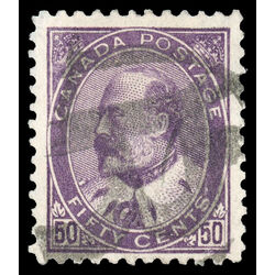 canada stamp 95 edward vii 50 1908 U F VF 074