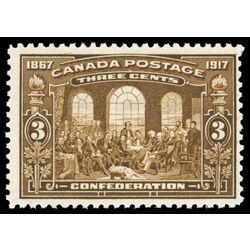 canada stamp 135 fathers of confederation 3 1917 M F VFNH 051
