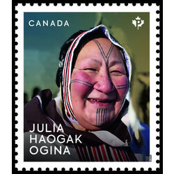 canada stamp 3497a julia haogak ogina 2025