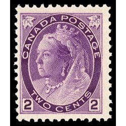 canada stamp 76 queen victoria 2 1898 M F VFNH 022