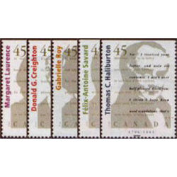canada stamp 1622 6 canadian authors 1996