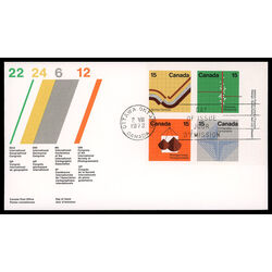 canada stamp 585a earth sciences 1972 FDC UR