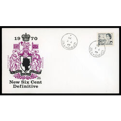 canada stamp 460 queen elizabeth ii transportation 6 1970 FDC PC 024
