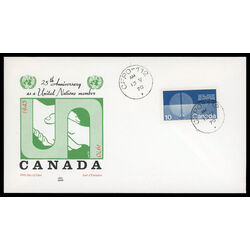 canada stamp 513 energy unification 10 1970 FDC PC 011