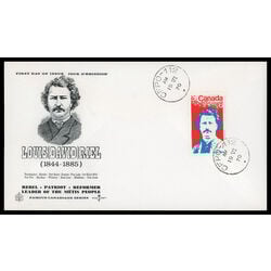 canada stamp 515 louis riel 6 1970 FDC PC 020