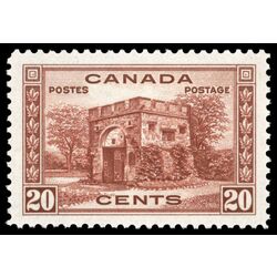 canada stamp 243 fort garry gate winnipeg 20 1938 M VFNH 031