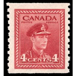 canada stamp 281 king george vi 4 1948 M VFNH 003