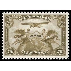 canada stamp c air mail c1 two winged figures against globe 5 1928 M VFNH 008