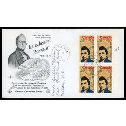 canada stamp 539 l j papineau 6 1971 FDC UR 021