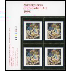 canada stamp 1754 the farmer s family detail 90 1998 PB UL