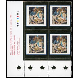 canada stamp 1754 the farmer s family detail 90 1998 PB LL