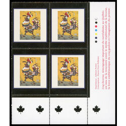canada stamp 1800 coq licorne 95 1999 PB LR