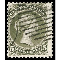 canada stamp 26iv queen victoria 5 1875 U F 016