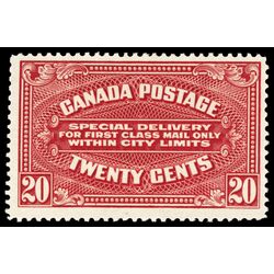 canada stamp e special delivery e2 special delivery stamps 20 1922 M FNH 032