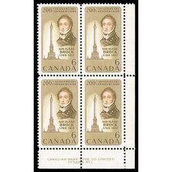 canada stamp 501 sir isaac brock and memorial column 6 1969 PB LR %231