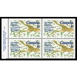 canada stamp 507 interior of a leaf 6 1970 PB UL %231
