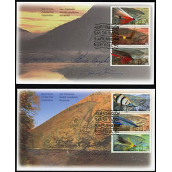 canada stamp 1720a fishing flies 1998 FDC PC 003