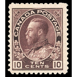 canada stamp 116 king george v 10 1912 M F 025