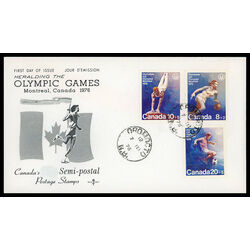 canada stamp b semi postal b10 12 fdc team sports 1976 FDC COMBO 009