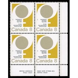 canada stamp 668i female symbol 8 1975 PB LR
