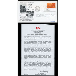 canada stamp 618 oak trees on shore 8 1973 FDC PC 010