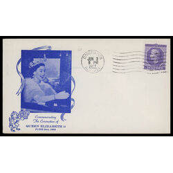 canada stamp 330 queen elizabeth ii 4 1953 FDC EVENT 041
