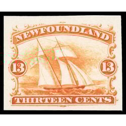 newfoundland stamp 30p ship 13 1866