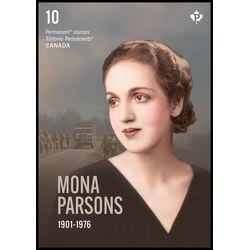canada stamp bk booklets bk828 mona parsons 2023