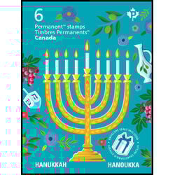 canada stamp bk booklets bk830 hanukkah 2023