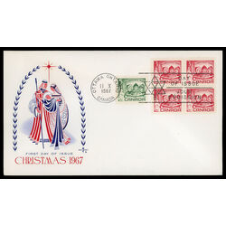 canada stamp 476 7 fdc children carolling 1967 FDC BLOCK 003
