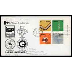canada stamp 585a earth sciences 1972 FDC UR 010