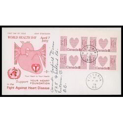 canada stamp 560 heart 8 1972 FDC UR 008