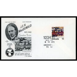 canada stamp 617 mist fantasy northland 15 1973 FDC PC 013