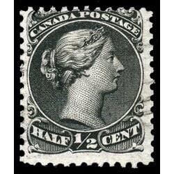canada stamp 21c queen victoria 1868 U F 013