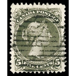 canada stamp 26 queen victoria 5 1875 U F VF 036
