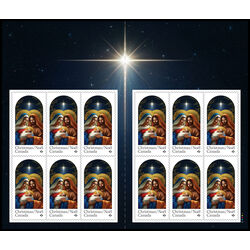 canada stamp bk booklets bk852 christmas the nativity 2024
