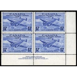 canada stamp c air mail ce2 trans canada airplane 17 1943 PB LR %231 010
