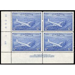 canada stamp c air mail ce4 d c 4 m airplane 17 1946 PB SET 004