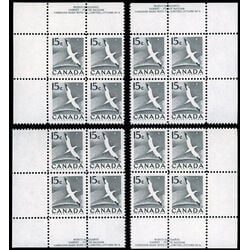canada stamp 343 gannet 15 1954 PB SET 015