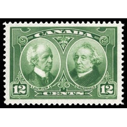 canada stamp 147 laurier macdonald 12 1927 M XFNH 007
