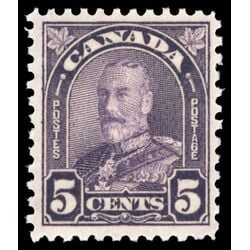 canada stamp 169 king george v 5 1930 M VFNH 011
