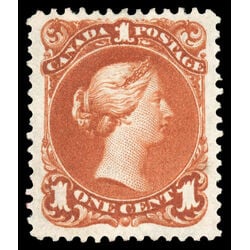 canada stamp 22b queen victoria 1 1868 M VF 029