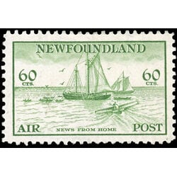 newfoundland stamp c16 news from home 60 1933 M VF 010