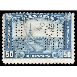 canada stamp o official o8 176 grand pre ns acadian memorial church 50 1930 U VG 002