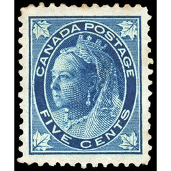 canada stamp 70 queen victoria 5 1897 M VF 033